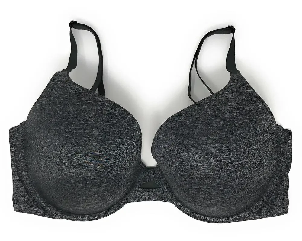 La Senza Silver Gray Padded T Shirt Bra 34DD